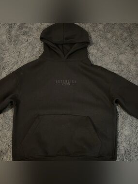 South Pole Black 'Establish' Logo Pullover Hoodie - Men's